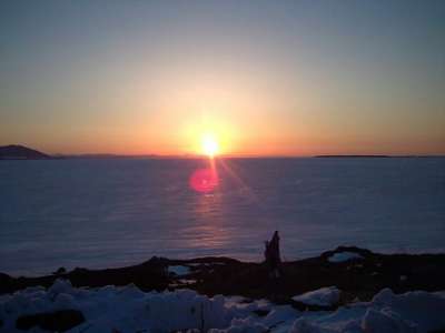 春に近づくサロマ湖の夕日 サロマ湖鶴雅リゾートのブログ 宿泊予約は じゃらん