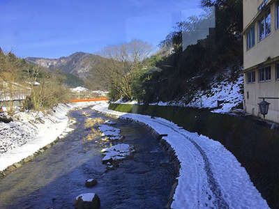 雪景色 2 19撮影 山陰湯村温泉 湧泉の宿 ゆあむのブログ 宿泊予約は じゃらん