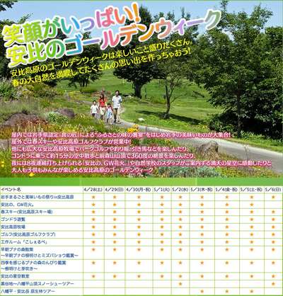 GWイベント情報