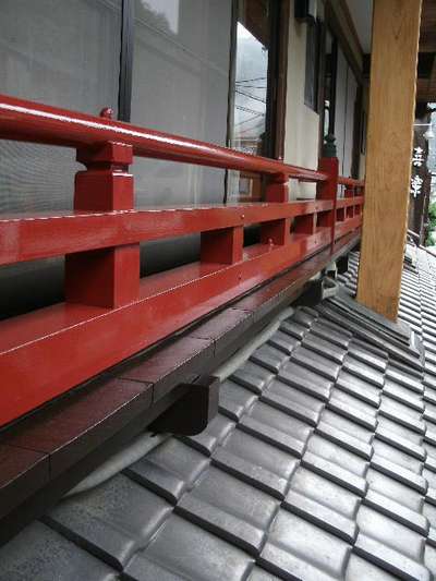 欄干 らんかん の塗り替え 城崎温泉 喜楽のブログ 宿泊予約は じゃらん