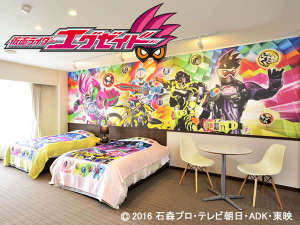 仮面ライダーエグゼイドルームが湯沢東映ホテルに誕生 越後湯沢温泉 露天大岩風呂の宿 湯沢東映ホテルのお知らせ 宿泊予約は じゃらん