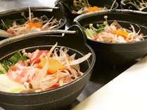 *【夕食一例】秋山郷の食材を使った料理をご堪能ください。