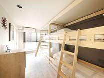 ・【グループルーム】最大4名様ご宿泊可能な2段ベッドのお部屋です