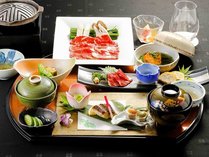 【松屋御膳】熊本の食材を使用したご夕食膳。くまもとの味をご堪能くださいませ。