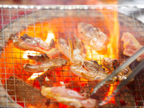 薩摩地鶏の炭火焼