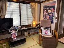 【客室例】和室6畳　バス・トイレ付　3等身霜月凛和服デザイン
