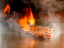【鉄板焼】目の前で焼く旬の味覚のコース料理をお楽しみください♪