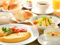 選べる朝食：洋朝食セット　＊当日予約の場合は、和朝食セットとなります