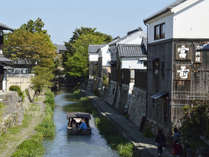 歴史ある街、近江八幡。水郷めぐり・八幡堀めぐりが楽しめます。
