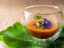 【夏の創作料理】森のスープ：トマトのガスパチョ