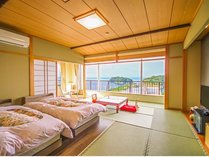 令和5年11月、和洋室にリニューアル！紀伊水道の海景色と雑賀崎灯台の景色をお楽しみ頂けます。
