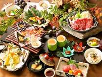 【日本料理やまぼうし】地元素材を中心に、厳選した山川の恵の和会席『一つ星　季節のメニュー』