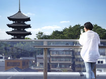 ≪専用テラスラウンジ≫白雲-shirakumo-　※テラス特典付き客室限定※　古都奈良の景観をゆっくり愉しむ