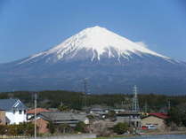 ベランダから見える富士山です。