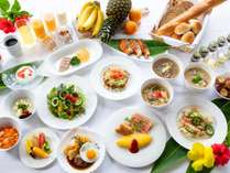 【朝食ビュッフェ】沖縄ならではのお料理も豊富！彩り豊かなメニューで元気な1日をスタート！※イメージ