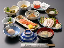 ・【朝食一例】彩り豊かな野菜をふんだんに使用した和朝食