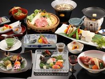 飛騨野菜ステーキと鮑肝焼き会席(イメージ)