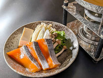 秋鮭味噌鍋