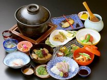【鯛茶プラン♪】会席料理のご飯を鶴形名物『鯛茶漬け』に♪(夕朝食付)【お部屋食】