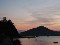 ◆犬山城と木曽川