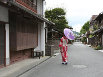 【卯之町の町並み】江戸・明治の建物が残る町並み。時がゆっくり流れる町を散策してみて下さい♪