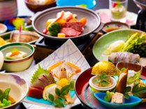 ～四季香るスタンダード　竹島会席～　料理のイメ―ジ写真となり、実際のご提供内容は季節により異なります