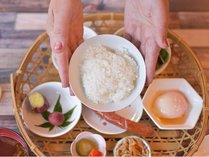 【朝食】大分県産食材で作った体に優しい「篭盛り」和朝食