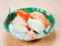 【夕食ブッフェ】4/27～☆MENU一例・王道サーモン、コハダなどの「握り寿司4種」