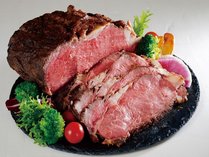 【夕食ブッフェ】4/27～☆MENU一例・上質なお肉をじっくり焼き上げた「黒毛和牛ローストビーフ」
