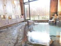 ＃檜岩風呂「華座の湯」/歴史ある大湯温泉。24時間入れる天然温泉です。　　