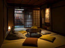 京都「祇園」より徒歩5分。広々リビング＋和室2室＋洋室など。最大6名。自炊に最適なキッチン。