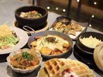 【ご夕食】韓国料理秩父名物と韓国料料理のコース（約７品）