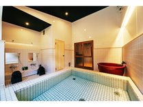 【貸切風呂1】45分無料貸切/サウナ付き大浴場・サウナ・水風呂・テラスをお楽しみください
