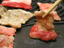 【選べるお料理プランー焼肉】三田亭自慢の焼肉で、お腹も満足間違いなし♪