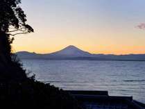 *【景色】当館食事処からの富士山