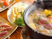 スパイスの香りが食欲をそそる「京都鴨カレー南蛮鍋」