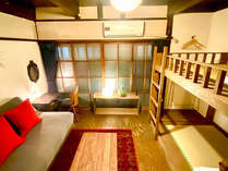 ・【みつ葉】畳敷きの2段ベッドとソファーベッドのお部屋
