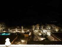 【あたり一面雪景色】霧島は雪が降ることもあります。たまには雪を見ながら露天風呂も◎