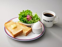 【朝食】トーストセット(写真はイメージです)宿泊者限定！ドリンクおかわり可能