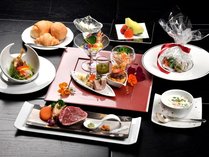 *【夕食一例】鳥取和牛ステーキコース（写真はイメージです）