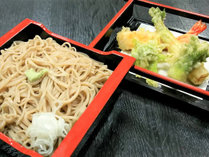 【春プラン限定】山菜の天ぷらとお蕎麦