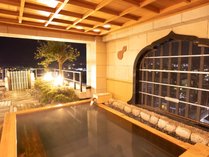 「太閤の湯」天空露天風呂（2021/5/1～展望大浴場を男女入れ替え制に致します。）