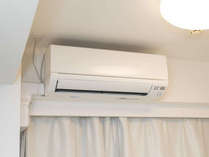 全室個別空調　「霧ヶ峰」※冷房・暖房の切り替えはご自由に可能です。