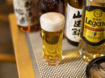おもてなしラウンジでは静岡麦酒の生ビール　お一人様１杯無料！　※缶のご用意はございません