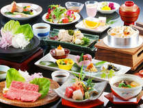 ≪お料理一例≫京都産コシヒカリや丹波牛など地元の食材を使った四季折々のメニューをご堪能下さい。