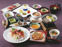 『お食事コース一例』海の幸や旬の食材を使用した和食懐石