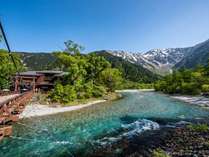 河童橋たもとの【絶景の宿】　上高地ホテル白樺荘