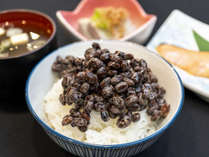 【朝食】黒千石の納豆が人気