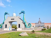 ひまわりの町「北竜町」にある道の駅併設のホテルです