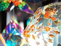 【ソラキン】金魚・鏡などで演出された万華鏡をイメージした空間